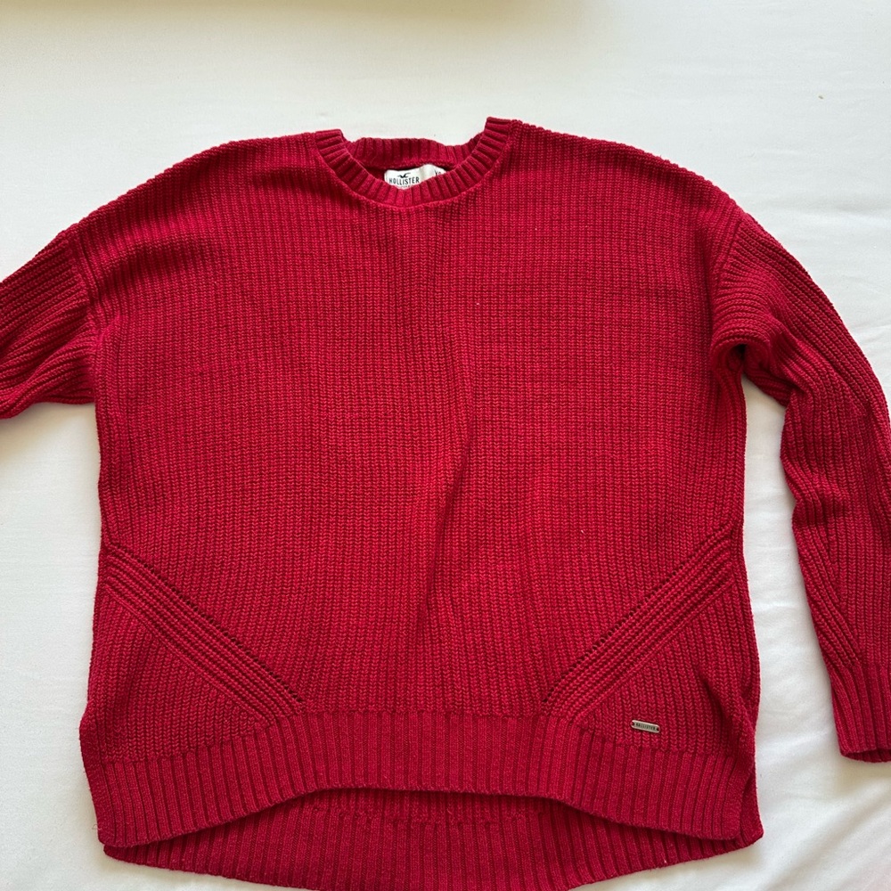 Red Knit Sweater